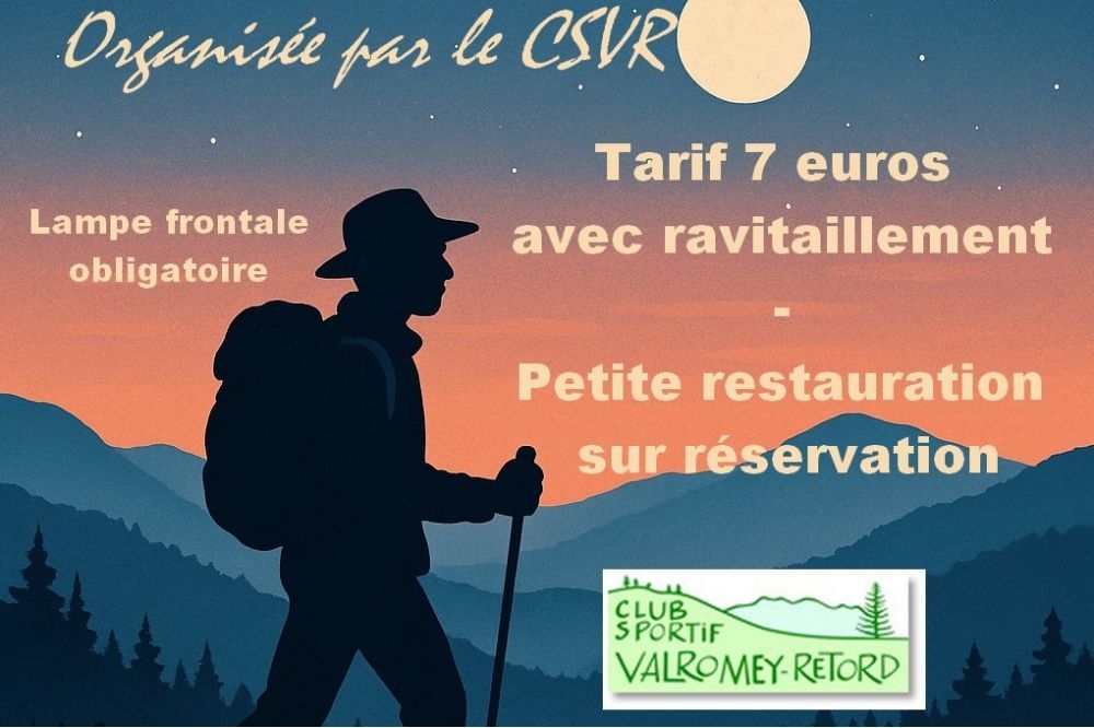 Randonnée pédestre semi-nocturne